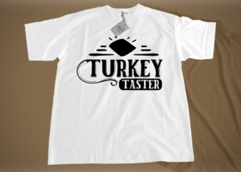 Turkey Taster SVG t shirt designs for sale