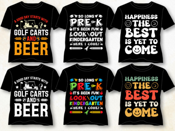 Typography t-shirt design bundle