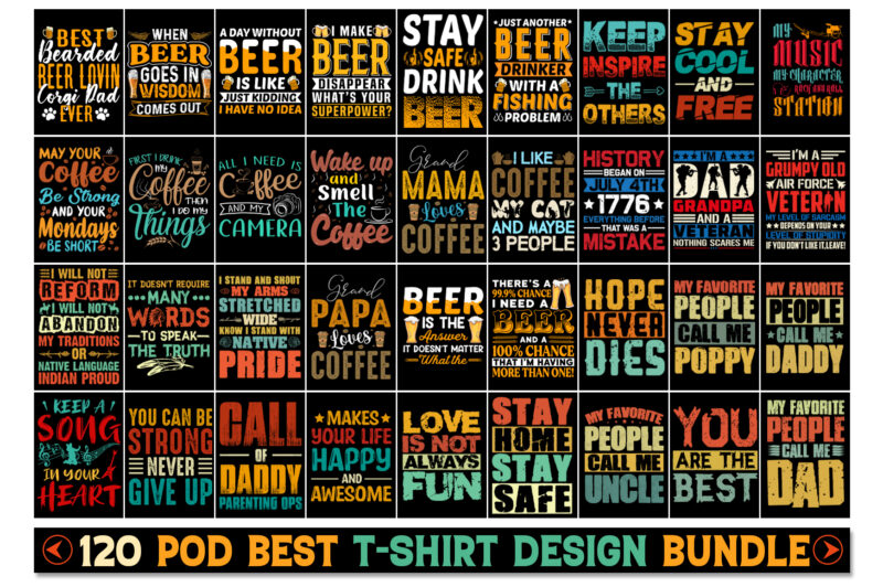 120 Typography T-Shirt Design Bundle,TShirt,TShirt Design,TShirt Design Bundle,T-Shirt,T Shirt Design Online,T-shirt design ideas,T-Shirt,T-Shirt Design,T-Shirt Design Bundle,Tee Shirt,Best T-Shirt Design,Typography T-Shirt Design,T Shirt Design Pod,Print On Demand,Graphic Tees,Sublimation T-Shirt Design,T-shirt Design