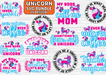 Unicorn SVG Bundle