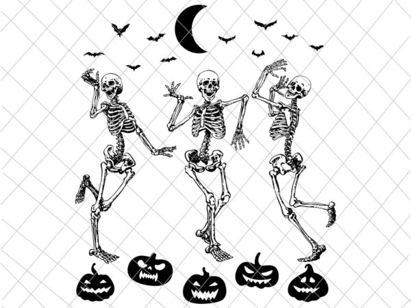 Skeleton halloween dancing svg, skeleton halloween svg, pumpkin skeleton halloween svg, pumpkin halloween svg, skeleton svg t shirt template vector