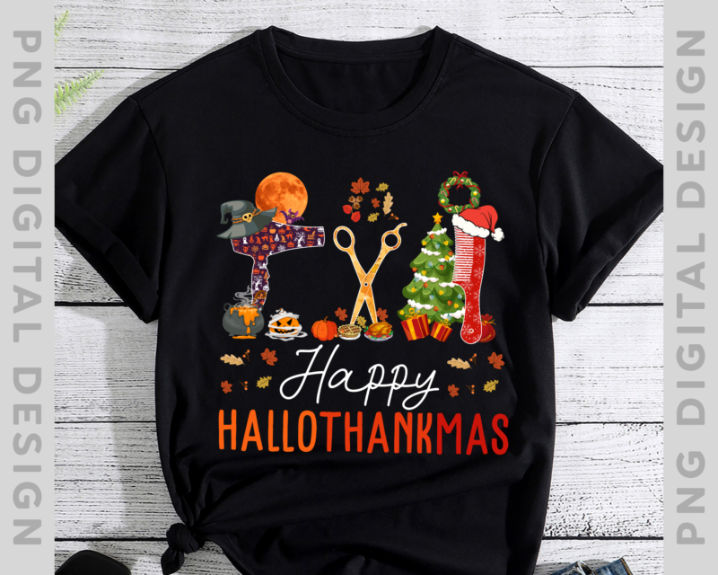 Vintage Barber Hairdresser Hairstylist Halloween T-Shirt, Hairdresser ...