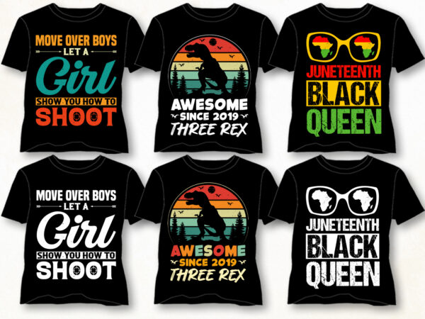 Vintage sunset t-shirt design bundle