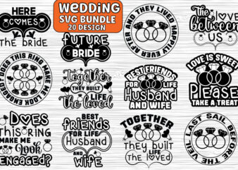 Wedding SVG Bundle,Wedding SVG