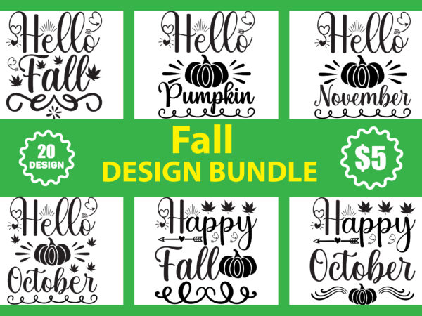 Fall design bundle