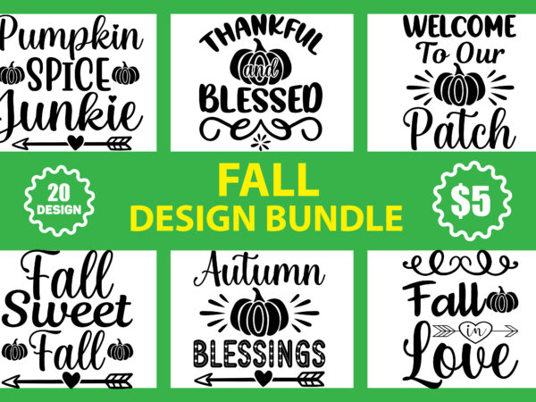 Fall design bundle