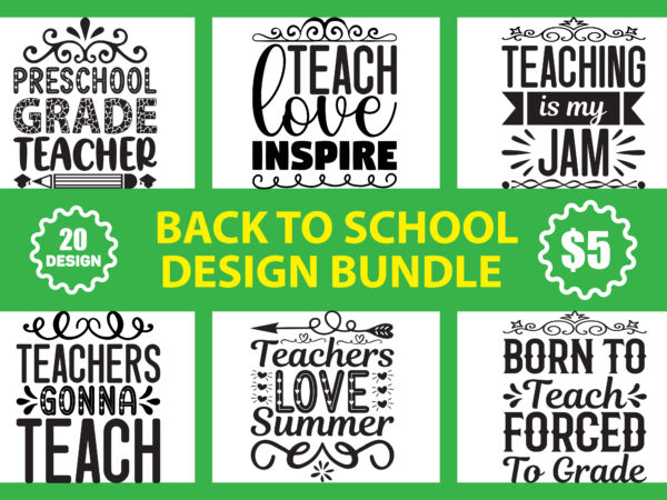 Back to school design bundle