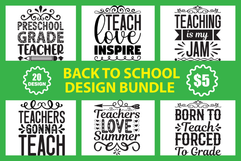 Back to School Design Bundle