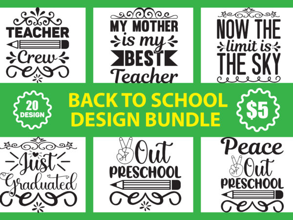 Back to school design bundle