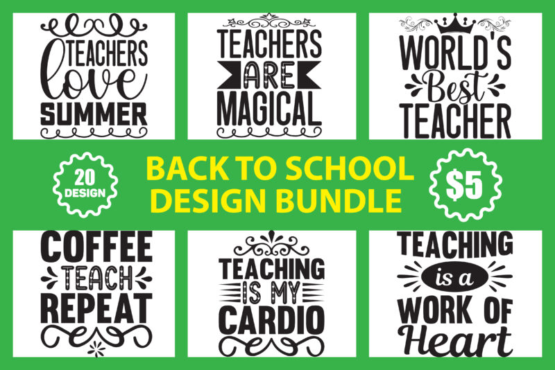 Back to School Design Bundle