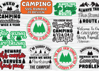 Camping SVG Bundle