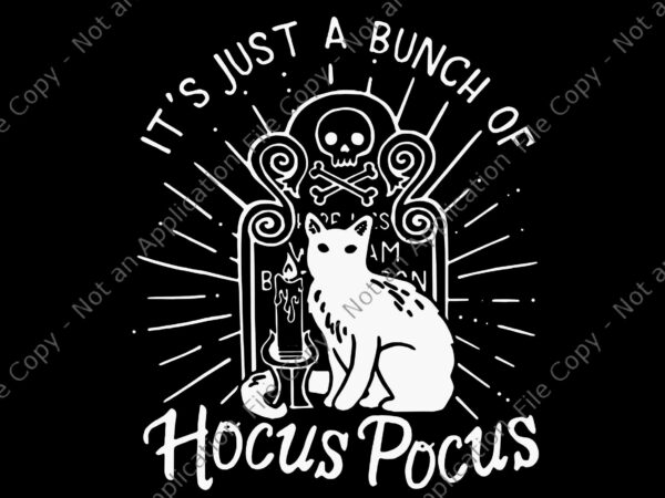 Hocus pocus halloween classic halloween movie cat witch svg, hocus pocus halloween svg, cat witch svg, witch halloween svg, cat halloween svg graphic t shirt