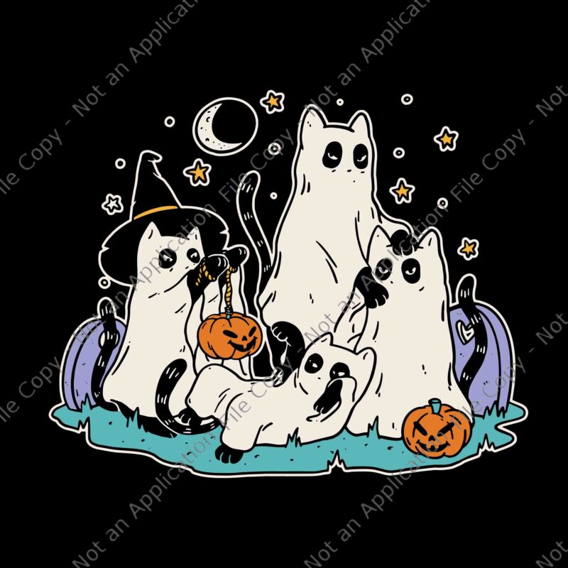 Hello Kitty Halloween Svg, Horror Characters Svg, Cats