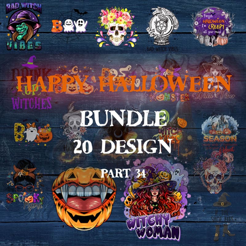 Halloween png bundle part 34, Skull Halloween, Horror, Witch - Buy t ...