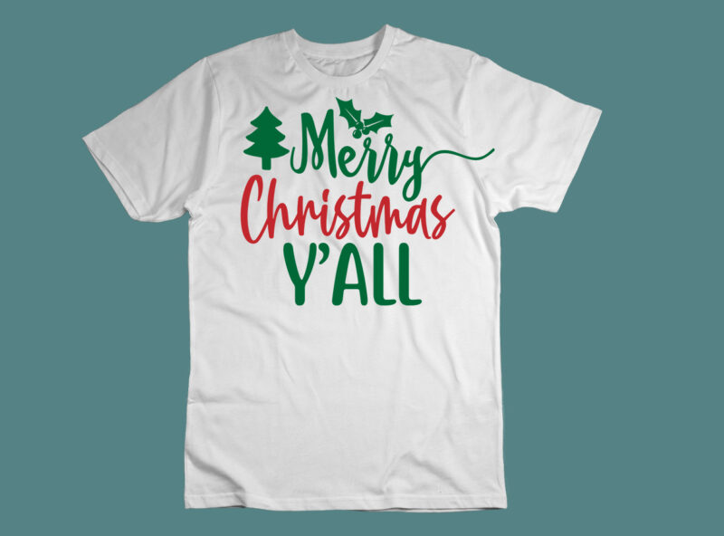 merry Christmas y’all SVG