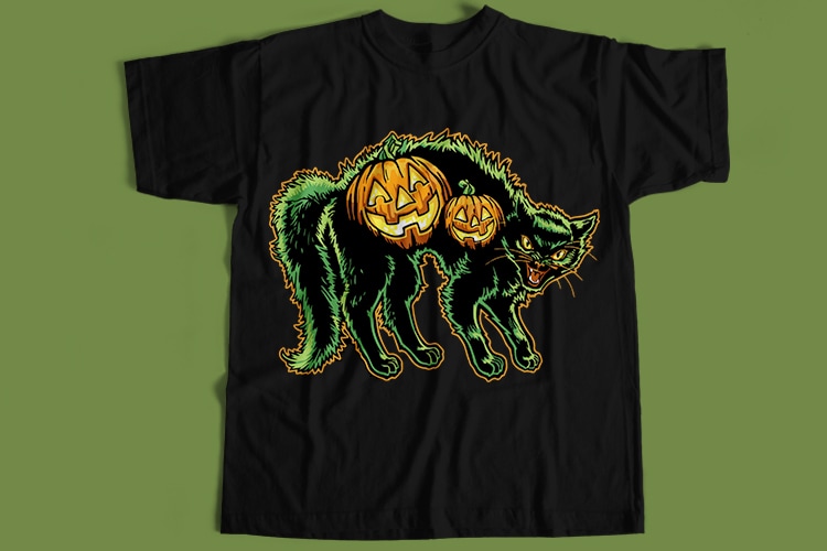 10 Best Selling Halloween T-Shirt Design Bundle For Commercial Use