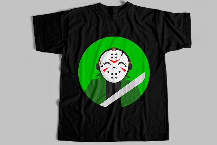 10 Best Selling Halloween T-Shirt Design Bundle For Commercial Use