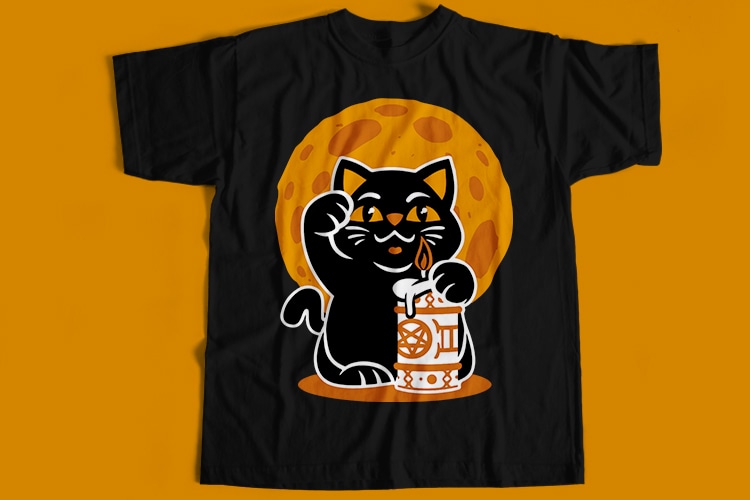 10 Best Selling Halloween T-Shirt Design Bundle For Commercial Use