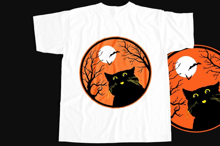 10 Best Selling Halloween T-Shirt Design Bundle For Commercial Use