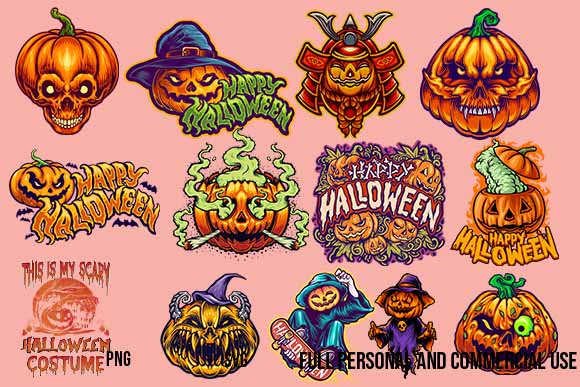 Pumpkin Jack png svg 45 Bundle Shirt Design Halloween Costume Spooky Season Horror Scary Sublimation and Cut Files Jack O' Lantern Bundle Jack O' Lantern Sublimation Bundle Pumpkin Sublimation Bundle