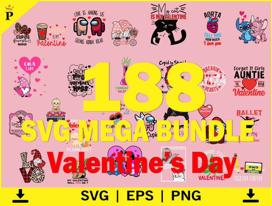 Valentine Mega Bundle 140 Designs Heather Roberts Art Bundle