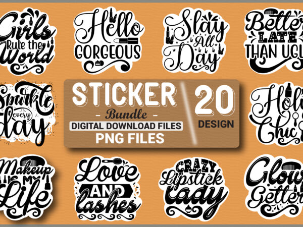 Sticker bundle /20 designs