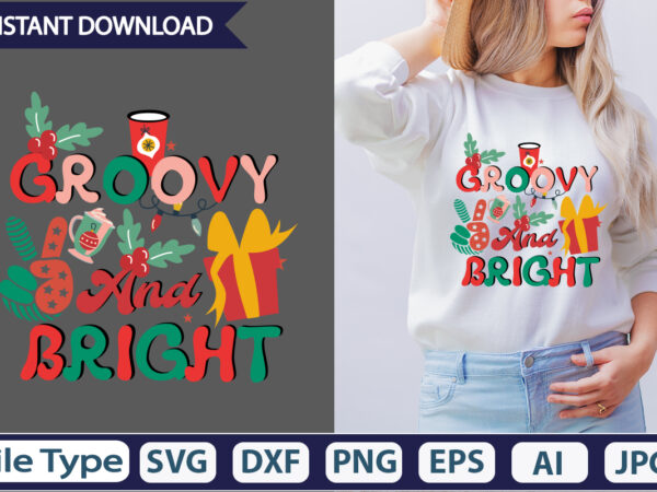 Groovy and bright retro sublimation design retro christmas sublimation png bundle, christmas png bundle, holly png, santa png, jingle png, retro christmas png, tis the season png, christmas retro design,be