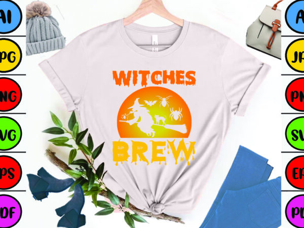 Witches brew t shirt design for sale