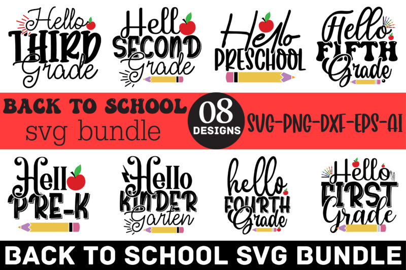 Back to School SVG Bundle