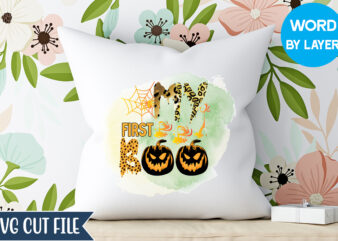 My First Boo Sublimation, Happy Halloween, Matching Family Halloween Outfits, Girl’s Boy’s Halloween Shirt,