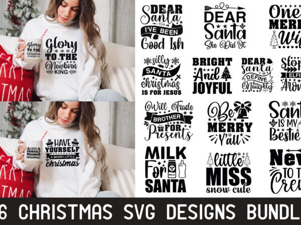 Christmas svg bundle t shirt vector file