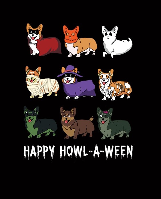 Funny Corgi Dog Halloween,Funny Corgi Dog Halloween gifty,Funny Corgi ...