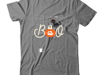 BOO T-Shirt Design ,BOO SVG Cut File , Happy Halloween T-Shirt Design , Happy Halloween SVG Cut File , Halloween svg bundle , good witch t-shirt design , boo! t-shirt