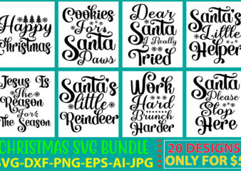 Christmas SVG bundle t shirt vector file