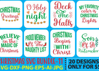 Christmas SVG bundle