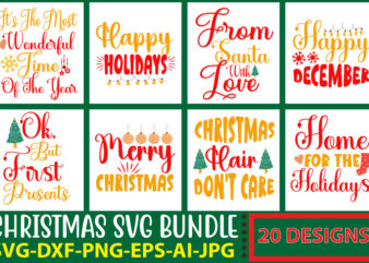 Christmas SVG bundle