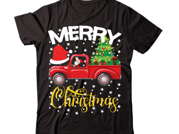 Merry christmas vector t-shirt design