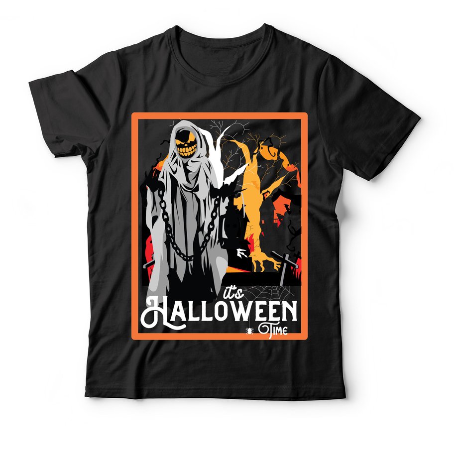 it's Halloween Time T-Shirt Design ,it's Halloween Time SVG Cut File ...