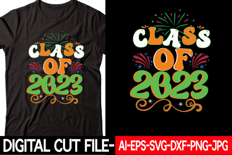 class of 2023 vector t-shirt design