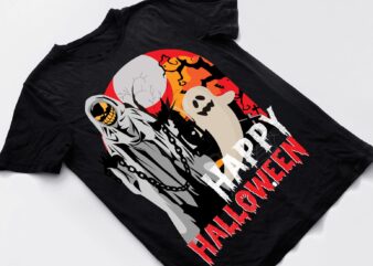 Happy Halloween T-Shirt Design , Happy Halloween SVG Cut File , Halloween svg bundle , good witch t-shirt design , boo! t-shirt design ,boo! svg cut file , halloween t