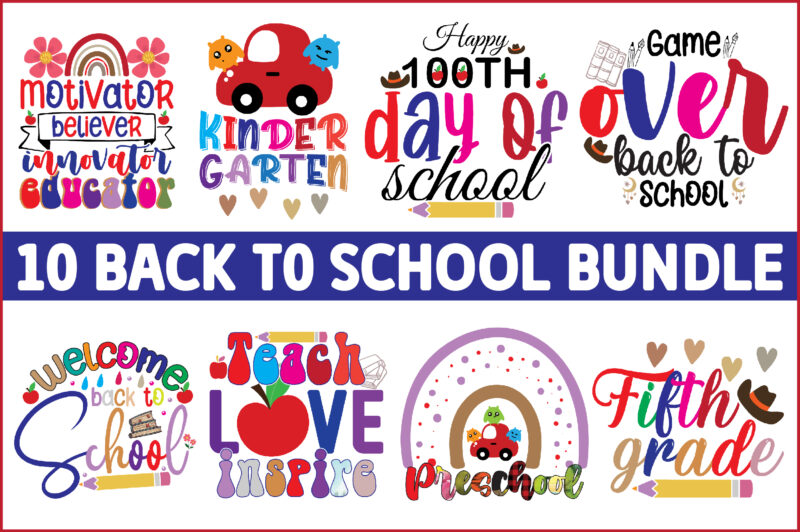 Back To School Svg Design