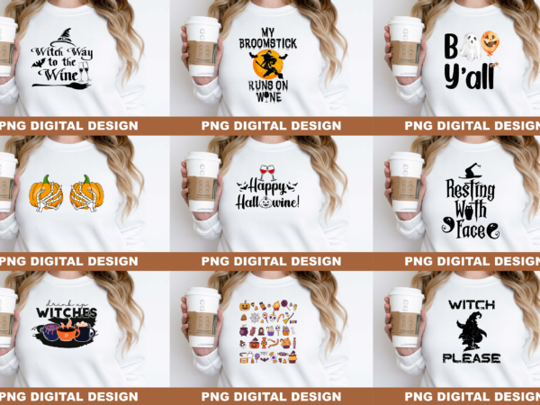 Halloween witch skeleton png sublimation design