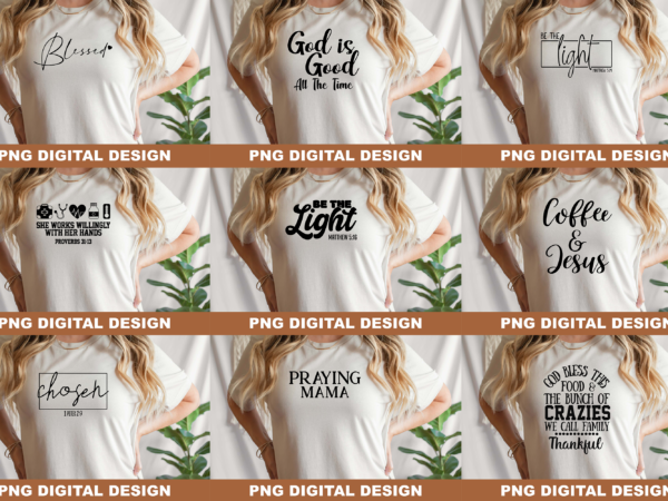 Christian god be the light png sublimation design