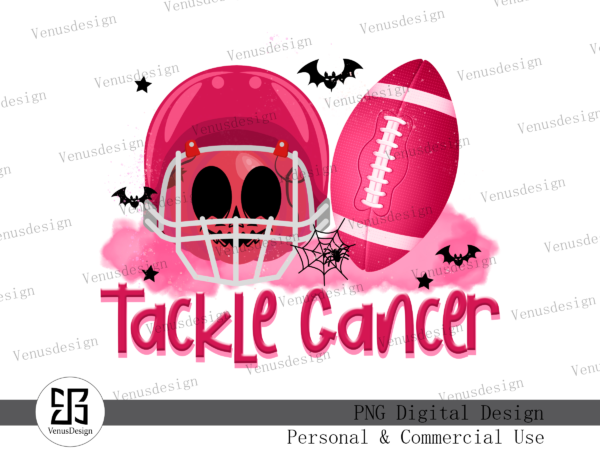 Tackle cancer sublimation t shirt designs for sale