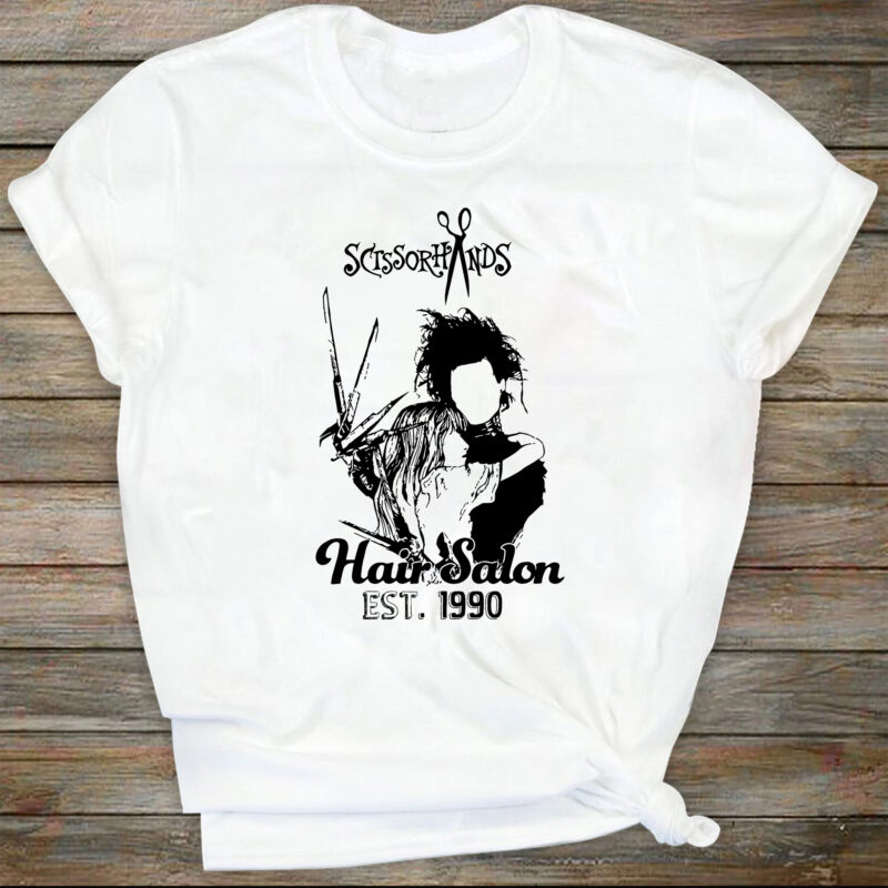 Scissorhands Hair Salon PNG & SVG Digital Download|sublimation|cricut