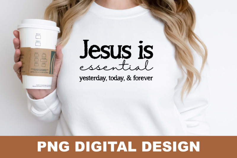 Christian Jesus Pray PNG Sublimation Design