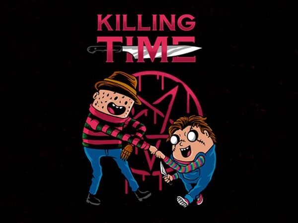 Killing time t shirt vector art