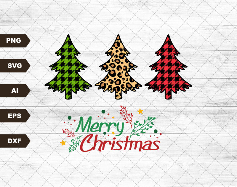 Merry Christmas Tree Svg file, Svg Files For Cricut, 24oz Venti Cold Cup Design, EPS file, svg file, JPG file Download