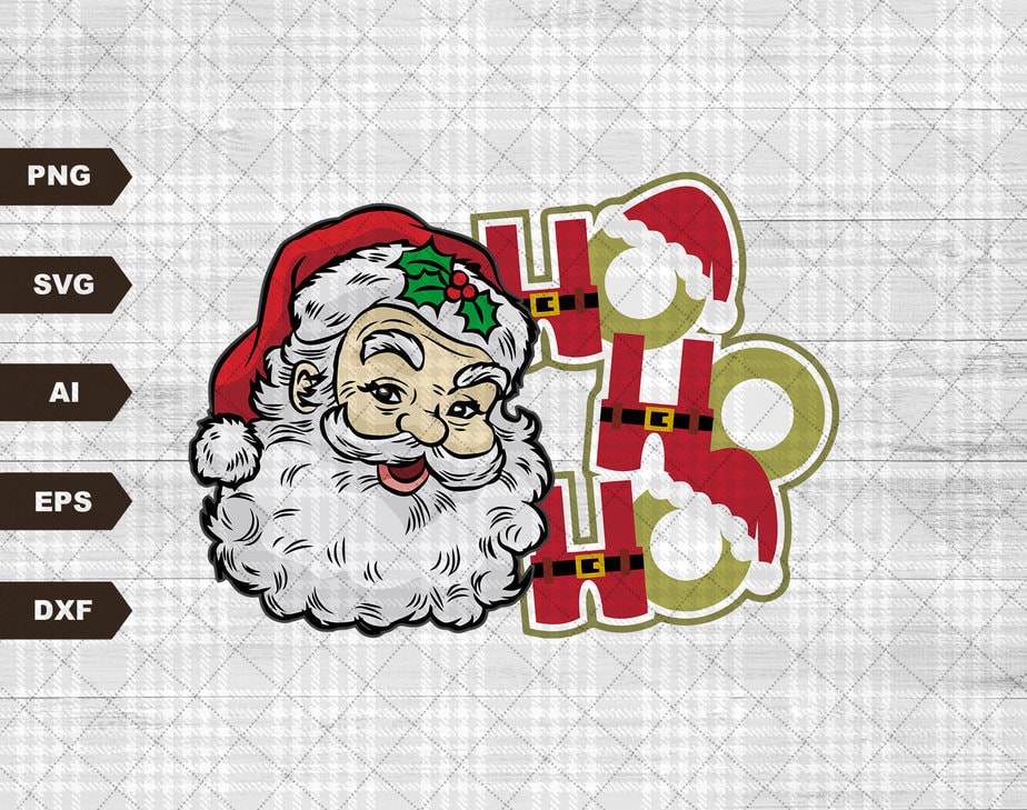 Ho Ho Ho,Santa Claus,Christmas PNG Clipart - Royalty Free SVG / PNG