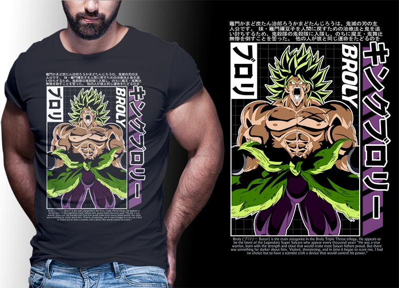 ANIME PART#5 DRAGONBALL EDITION TSHIRT DESIGNS BUNDLE